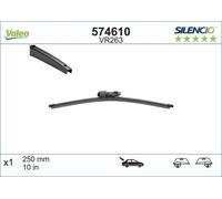 VALEO Silencio Rear Wiper Blade 255mm 16" Fits SEAT Mii SKODA VW Up 1S6955427
