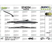 VALEO Silencio Wiper Blade PAIR 580/500mm 23/20" Fits BMW E46 61610037027