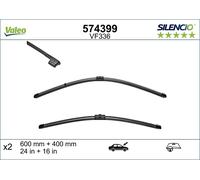 VALEO Silencio Wiper Blade PAIR 600/400mm 24/16" Fits BMW E93 E92 61610415881