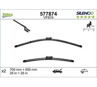 VALEO Silencio Wiper Blade PAIR 730/630mm 29/25" Fits OPEL Astra 1272066