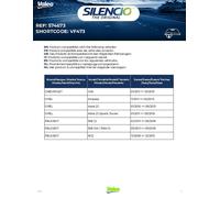 Valeo Silencio Kit of 2 Wiper Blades VF473 - Front - 650 mm / 650 mm | Flat Blades, Original Equipment Replacement, 574673