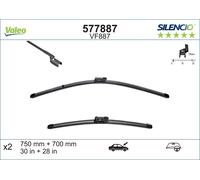 VALEO Silencio Wiper FB OE RHD VF887 Kit 577887