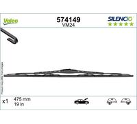 VALEO Silencio Wiper Perf LHD RHD VM24 x1 574149