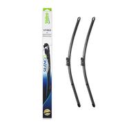 VALEO Silencio Wiper - VF865 - Kit of High Performance, Superior Road Visibility, Easy Installation Original Flat Blades 600mm/600mm - Front - Set of 2 Wiper Blades - 577865