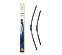 VALEO Silencio Wiper - VF876 - Kit of High Performance, Superior Road Visibility, Easy Installation Original Flat Blades 750mm/650mm - Front - Set of 2 Wiper Blades - 577876
