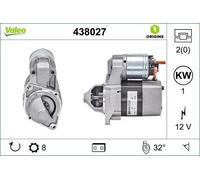 VALEO Starter 12V Voltage Clockwise Rotation Fits Mercedes-Benz A-Class B-Class