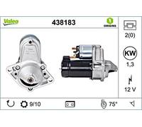 VALEO Starter Motor 12V Fits VAUXHALL Astra Corsa Nova Zafira Tigra 1.3-2L 81-