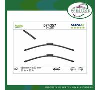 Valeo VF419 574357 Silencio Front Wiper Blade Set 26/22 Flat Blade