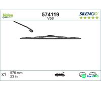 VALEO WIPER BLADE 574119 FOR ALFA ROMEO FIAT AIXAM