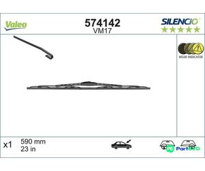 VALEO WIPER BLADE 574142 FOR MERCEDES-BENZ
