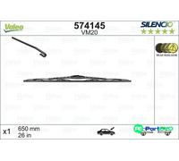 VALEO WIPER BLADE 574145 FOR CHRYSLER CITROËN FIAT HONDA LANCIA MAZDA