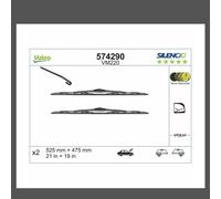 Valeo Wiper Blade 574290 for SKODA FABIA I Combi 6Y5 2000 to 12/2007