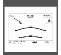 Genuine Valeo fits Silencio Wiper Fb Oe Rhd Vf887 Kit