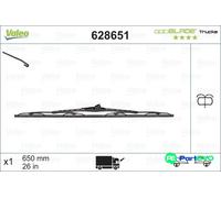 VALEO WIPER BLADE 628651