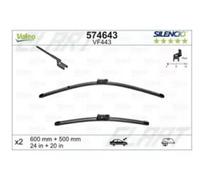 VALEO WIPER BLADE FOR RENAULT VW AUDI TWINGO II CN0 K9K 820 D4F 780 D4F 782 CBBA
