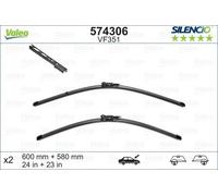 VALEO Wiper Blade Front 600mm/580mm Fits Alpina B5 B6 BMW 5 Series 6 Series