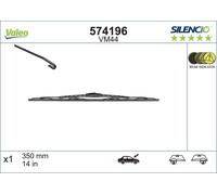 VALEO Wiper Blade Rear 350mm Fits Chevrolet Fiat Honda Hyundai Kia Mazda Nissan