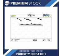 VALEO Silencio Wiper - V41 - All-Seasons Durable and Resistant Windshield Conventional Wiper Blade 400mm - 1 Wiper Blade - 574110
