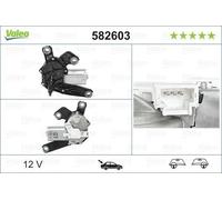 582603 Rear Wiper Motor Window Windscreen Exterior Replacement Spare By Valeo