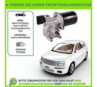 VALEO WIPER MOTOR FRONT OPEL ASTRA MK V 584515