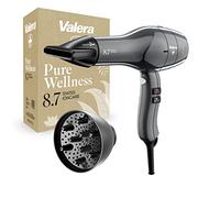 Valera, Swiss Ioncare 8.7, Professional and Silent Hairdryer with Diffuser for Curly Hair, Ionic Hairdryer with 3 Temperature Settings, Cold Air Function, Anti-Twisting Cable, 2400 W, Swiss Made