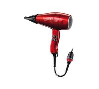 Valera Swiss Silent Jet 8500 Ionic Rotocord Hair Dryer - Red - Powerful, Quiet, and Professional Styling with Tangle-Free Cord and Ionic Technology
