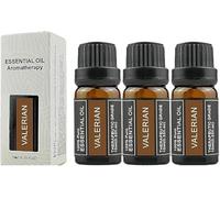 Valerian Essential Oil, Valerian Root E-ssential Oil,Natural Pure Valerians Root Sleep Aid Essential Oil, Improves Sleep Quality,Decreases Number of Frequent Wakeups at Night (3 pcs)