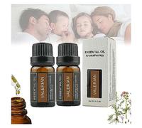 Valerian Essential Oil,Valerian Root Essential Oil,Reduces Time to Fall Asleep,All-Natural Sleeping Aid,Promotes Deep Sleep Improves Sleep Quality,Decreases Number of Frequent Wakeups at Night (2PC)