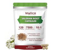Valerian Root 120 Capsules | 750mg 10:1 Extract (Equivalent to 7500mg Raw Root) | Herbal Supplement