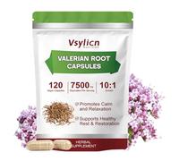 Valerian Root 120 Capsules for Sleeping & Relaxation, 7500mg Equivalent Per Serving, 10:1 Extract for Calm, Maximum Strength Relaxation
