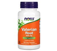 Valerian Root 500 mg, 100 Veg Capsules - NOW FOODS