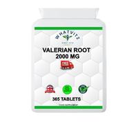 Valerian Root HIGH Strenght 365 Tablets,Flat Bottle,Letter Box Friendly