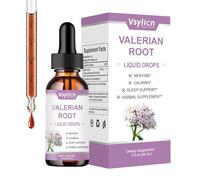 Valerian Root Liquid Drops | Sugar Free | Natural Herbal Supplement | Vegan | Non-GMO | Gluten Free | 60ml