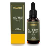 Valerian Root Liquid Extract Drops 590mg | 590mg Equivalent per Serving | 10:1 Valerian Root Extract | 30ml Vegan Liquid Supplement | Made in the UK by Roundway Supplements