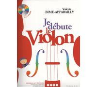 VALERIE BIME-APPARAILLY : JE DEBUTE LE VIOLON - VOL. 1 - RECUEIL + SUPPORT AUDIO