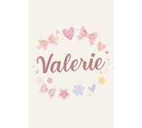 Valerie Notebook - Personalized Notebook for Valerie, Unique Gift for Her, 6x9 120 Pages