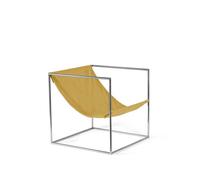 Valerie Object Solo Seat Armchair Stainless Steel/ Yellow