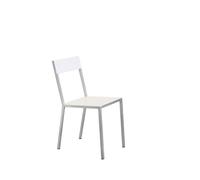 Valerie Objects Alu Dining Chair Ivory/ White
