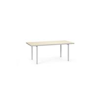 Valerie Objects Alu Dining Table 180x85 cm Ivory