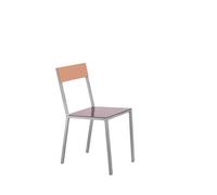 Valerie Objects Alu Dining Table Chair Bordeaux/ Pink