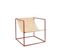 Valerie Objects Solo Seat Armchair Red/ Leather