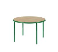 Valerie Objects Wooden Dining Table Ø120 Green/ Oak