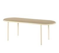 Valerie Objects Wooden Dining Table Oval Ivory/Oak