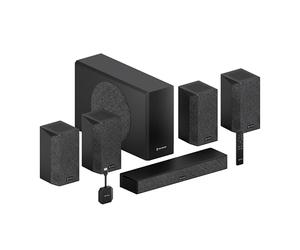 Valerion AWOL ThunderBeat 5.1.2 Wireless Dolby Atmos Home Theater System, 840W Power with Dedicated Center Channel, Subwoofer & Surround Speakers, <30ms Low Latency, for Projectors