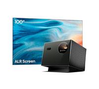Valerion VisionMaster Pro2 4K Triple Laser Projector for Daytime Football Viewing, IMAX Enhanced Home Cinema, 3000 ISO Lumens, Free 100" Fresnel ALR Screen Bundle for Bright Room Watching