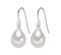 Valero Pearls Sterling Silver 925 rhodium-plated Ladies Earrings with Freshwater cultured Pearls White 60020067
