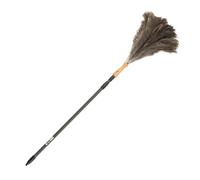 Valet Extendable Ostrich Feather Duster 1.25m to 1.9m Grey Handle