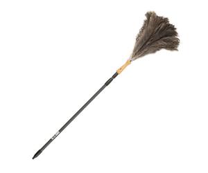 Valet Extendable Ostrich Feather Duster 1.25m to 1.9m Grey Handle