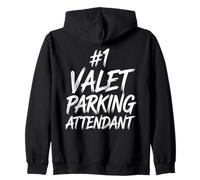 Valet Parking Attendant Zip Hoodie