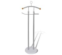 vidaXL Valet Stand Coat Shirt Organizer Metal Frame Coat Rack Hat Coat Stand